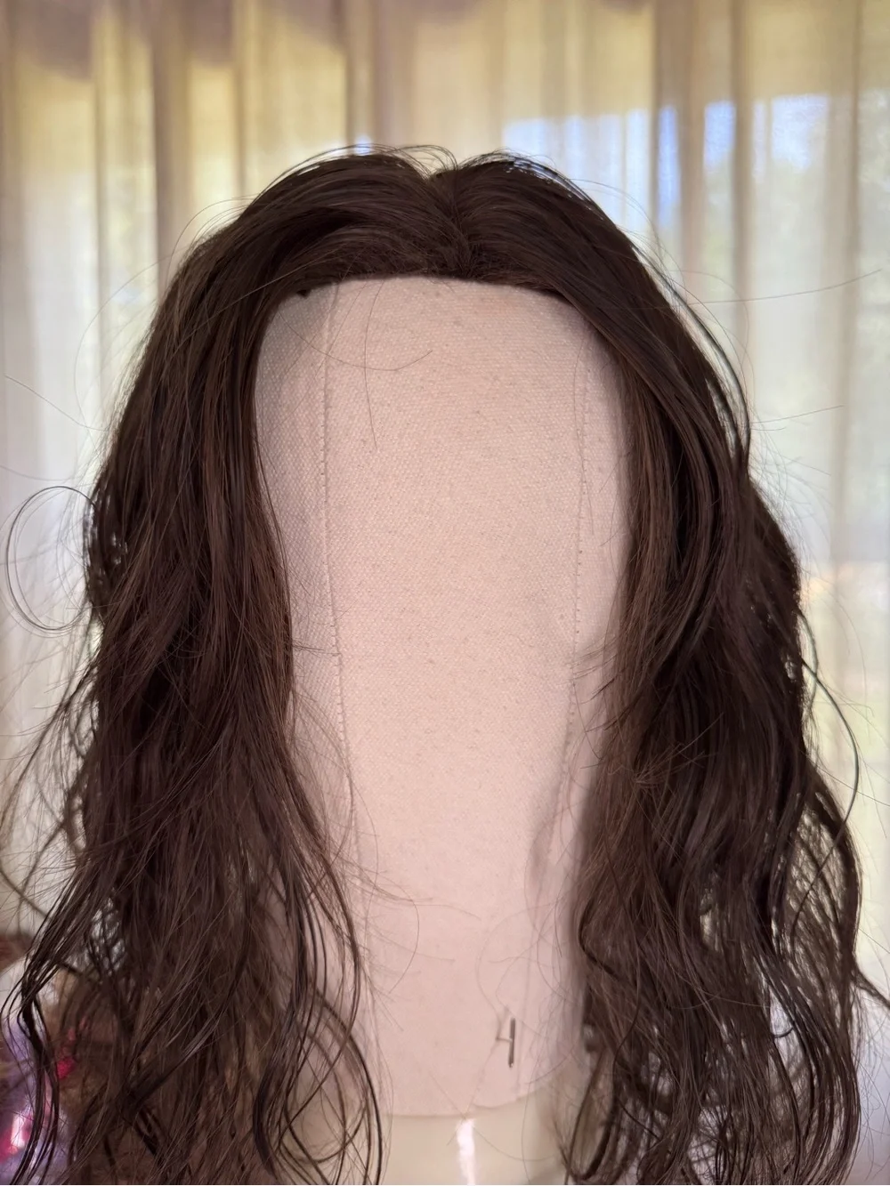 Natural Wavy Women’s Wig in Brown - Lightweight Style